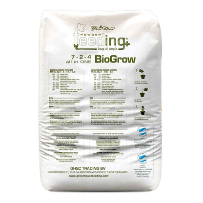 Green House Powder Feeding - BioGrow (125g bis 25kg) Indoor & Outdoor