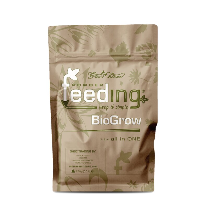 Green House Powder Feeding - BioGrow (125g bis 25kg) Indoor & Outdoor